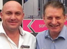 Brian Howarth (right) with Steve Venter, managing director Rittal South Africa, at Magnet’s Durban launch of the Rittal product line.